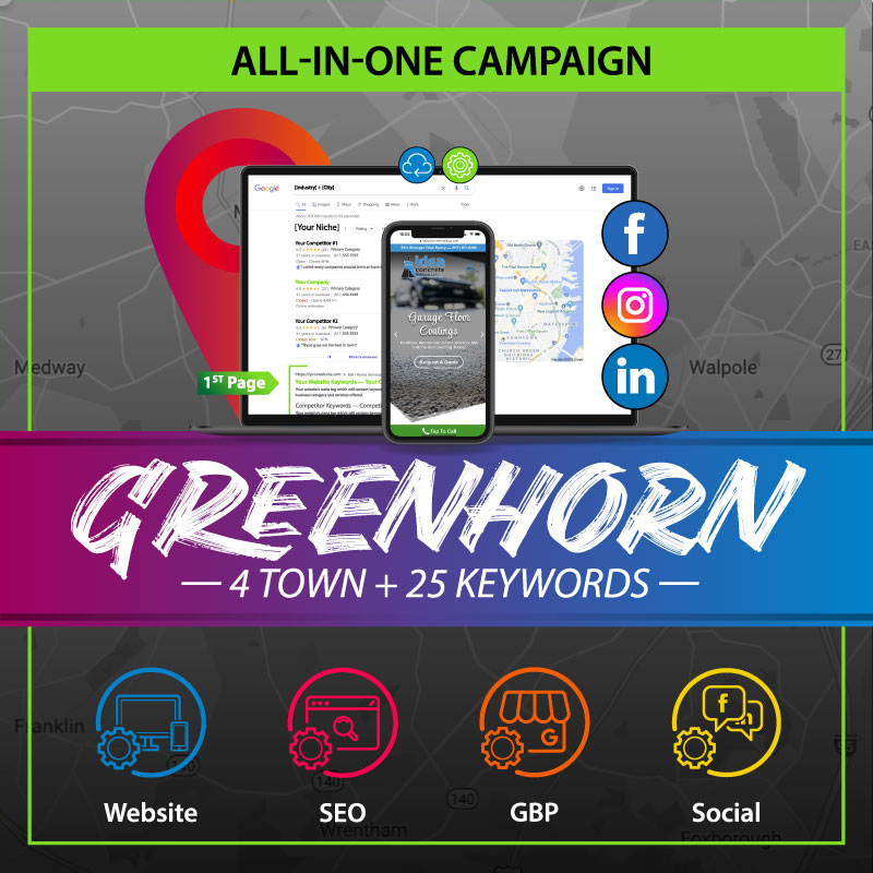 All in one website seo google business profile GREENHORN 800px