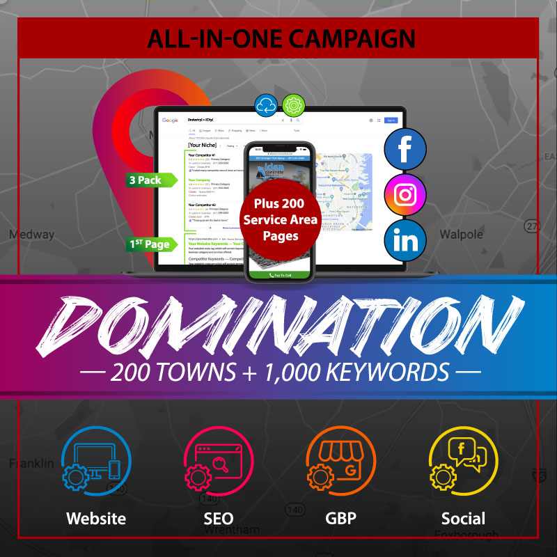 All in one website seo google business profile social media DOMINATION 800px