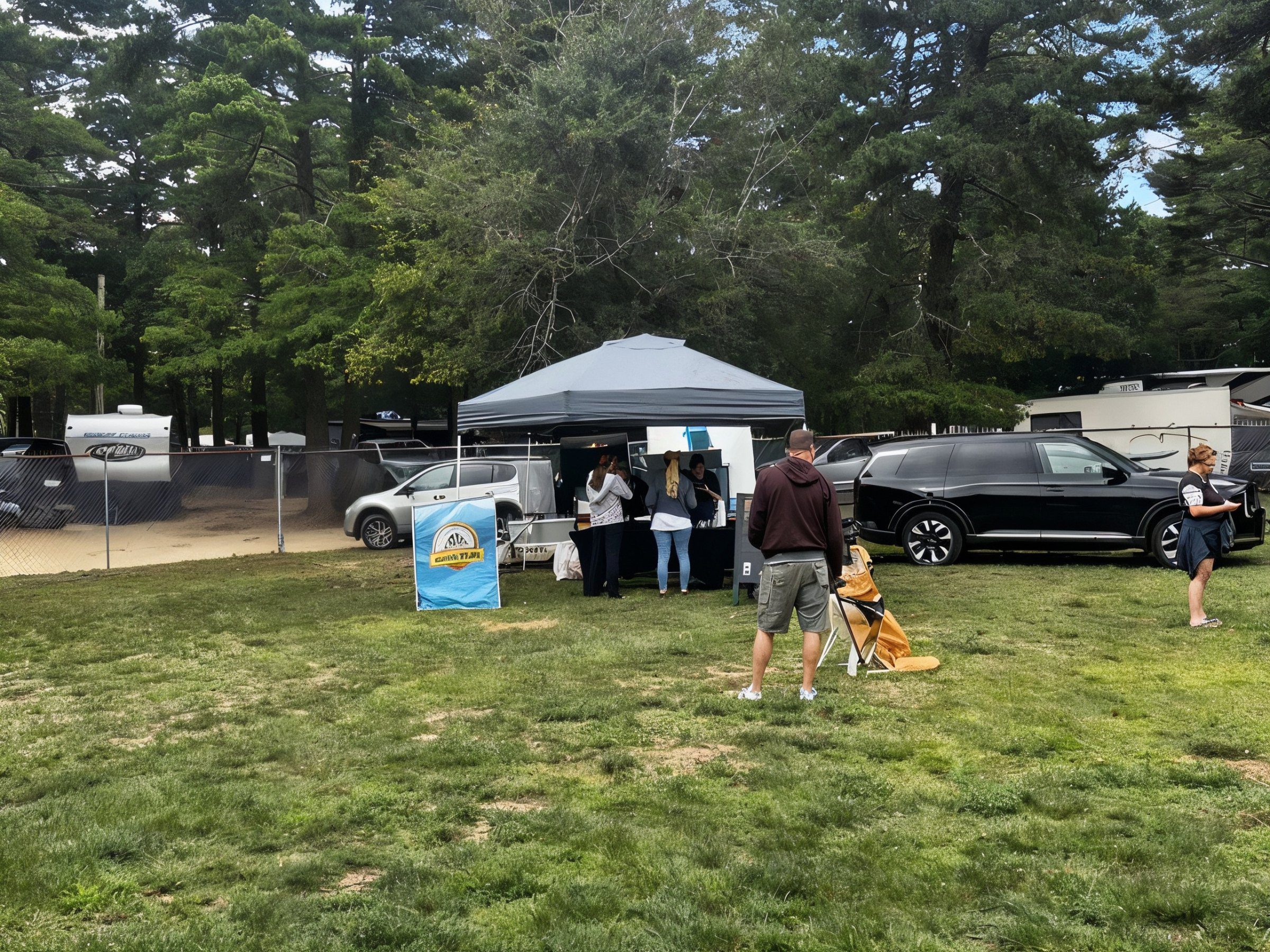 Plymouth County CISM events: the cornhole tournament fundraiser at Ellis Haven Campground, Plymouth