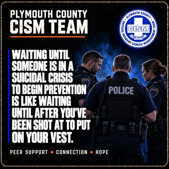Waiting until someone is in a suicidal crisis to begin prevention is like waiting until after you have been shot to put on your vest