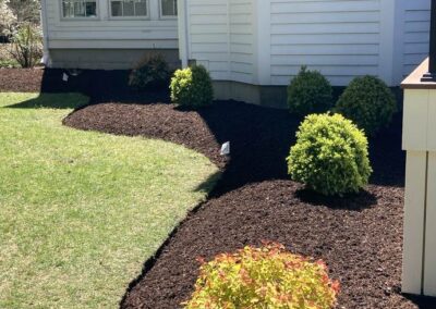 mulch edging wrentham norfolk franklin foxboro ma 2
