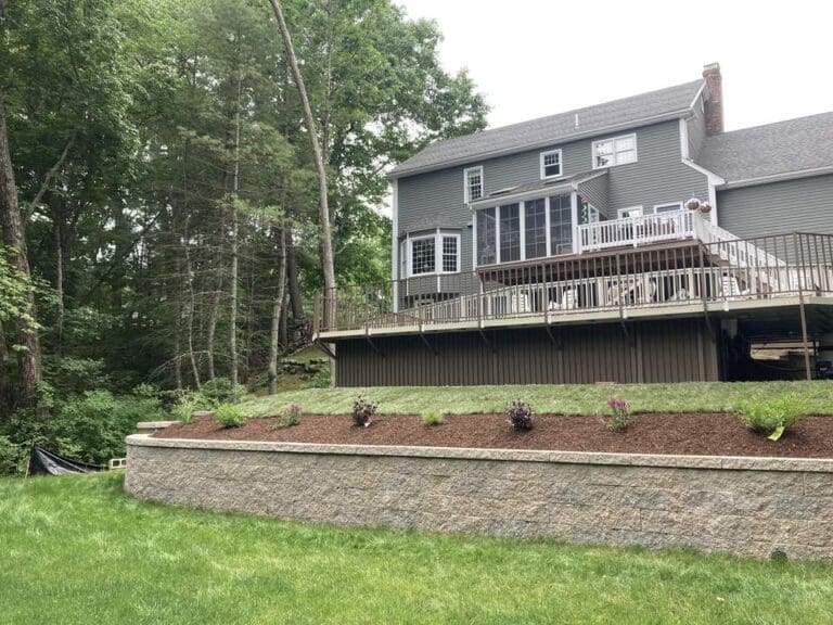 Retaining Walls in Wrentham, Norfolk, Franklin & Foxboro, MA by Ten Four Landscape & Construction
