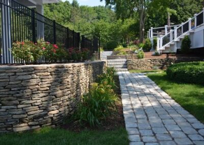 retaining walls wrentham norfolk franklin foxboro ma 19