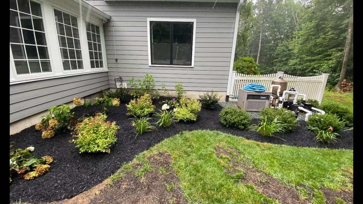 black mulch in Medway MA from Ten Four Landscape Supply